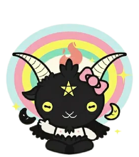 Video sticker 😈 baphomet