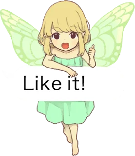 Sticker 👍 Fairy balloon Sticker ENG :: @line_stickers