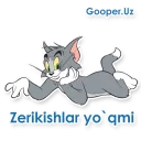 Sticker 😊 Tom va Jerry (O`zbek tilidagi Stickerlar)