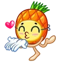 Video sticker 😘 Pineapple