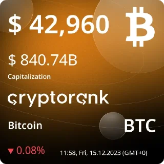 Sticker 💵 TOP 30 Cryptos by CryptoRank.io