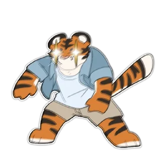 Sticker 🐯 Kao Tigris