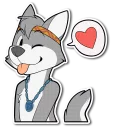 Sticker ❤ WolfPupTKStickers