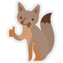 Sticker 👍 Facebook Foxes