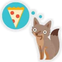 Sticker 🍕 Facebook Foxes