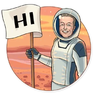 Video sticker 👋 Elon Musk (@dailystkrbot)