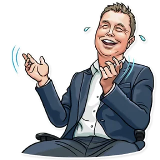 Sticker 😂 Elon Musk (@dailystkrbot)