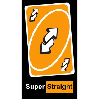 Sticker 🃏 Super Straight