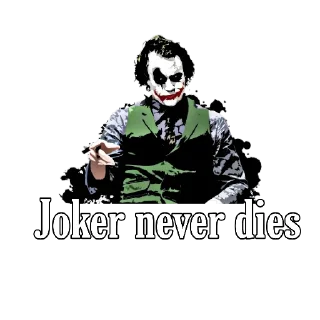 Sticker 😈 Joker the legend