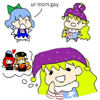 Sticker 🏳️‍🌈 Touhou Project