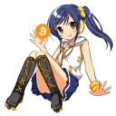 Video sticker 😉 Bitcoin-chan @TgSticker