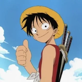 Sticker 👍 MONKEY D. LUFFY