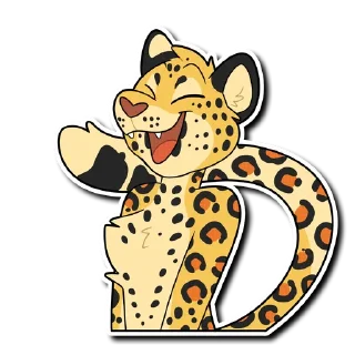 Sticker 😊 Leopard