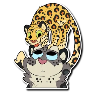 Sticker 🐆 Leopard