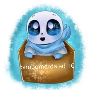 Sticker 🥺 Undertale no sans