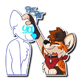 Sticker 🫳 Kelix the Fox