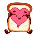 Video sticker 😘 Bread Toast