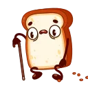 Video sticker 🧓 Bread Toast