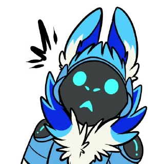 Sticker ‼️ Dat Blue Protogen