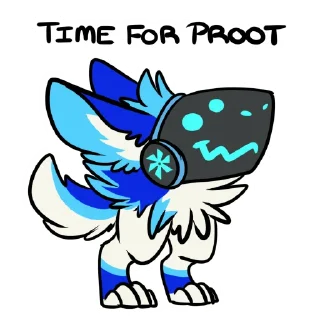 Sticker 💾 Dat Blue Protogen