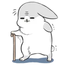 Sticker 👴 Machiko rabbit