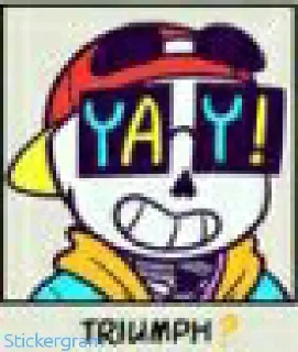 Sticker 😁 Yolo sans