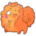 Sticker 😘 Curly the Spitz