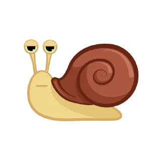 Sticker 😐 Cute Snail