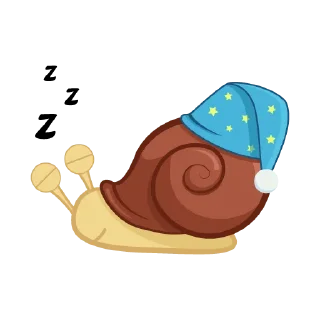 Video sticker 😪 Cute Snail