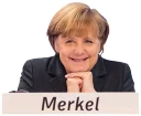 Sticker 😁 Merkel