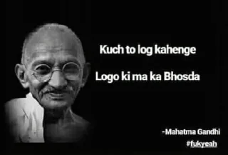 Sticker 😂 Gandhi Ji by Mr-Gamer