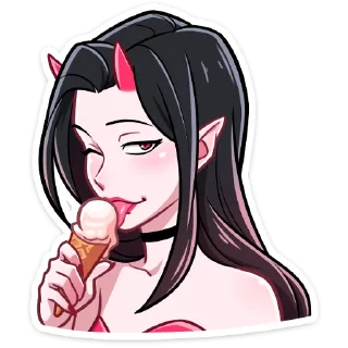 Sticker 🍨 Дьявол и Дьяволица (@TgSticker)