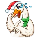 Sticker 😂 Christmas Goose