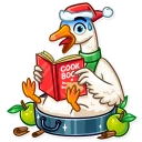 Video sticker 😨 Christmas Goose