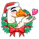 Video sticker 😘 Christmas Goose