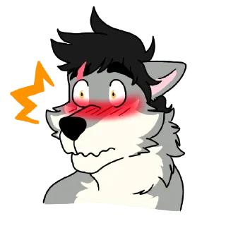 Sticker 😳 Wolfius