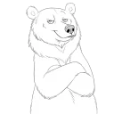 Sticker 😏 The Bear Minimum official stickers