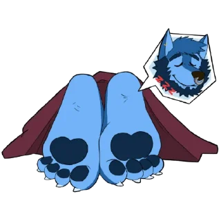 Sticker 😴 Paws Friends👣💖🐾