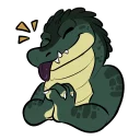 Video sticker 🐊 Zaurak, the little boat