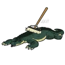 Sticker 🐊 Zaurak, the little boat