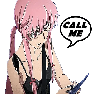 Sticker 📱 MIRAI NIKKI @STIKERFORALL