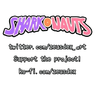 Sticker ☕️ Sharkonauts! by zeusdex_art