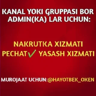 Sticker ✔️ @Hayotbek_Oken | ✅