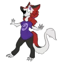 Sticker 👕 Drew the Sergal