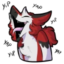 Sticker 🔊 Drew the Sergal