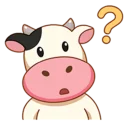 Video sticker ❓ Momo Cow