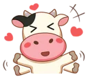 Sticker ♥ Momo Cow