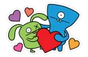 Sticker 💑 ugly dolls viber