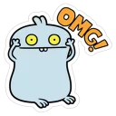 Sticker 😳 ugly dolls viber