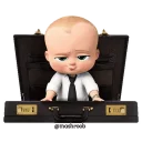 Sticker 😒 Boss baby @mashroob